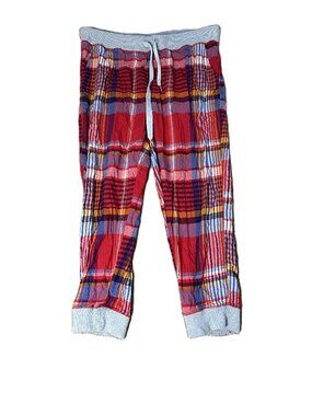 Aerie Flannel Plaid Lounge Jogger Pants L